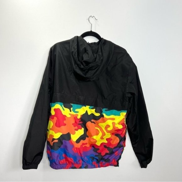 ZOO York Quarter Zip Rainbow Camo Lightweight Jacket S - Picture 4 of 12